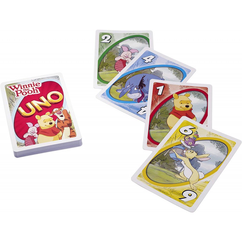 Uno Winnie The Pooh Juego De Cartas De Mattel