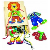 Threading dress-up lion. BINO 88102