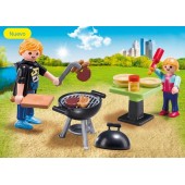 Backyard barbecue carry case. PLAYMOBIL 5649