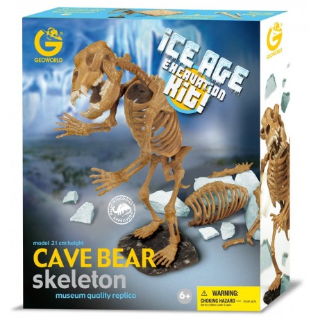 Cave bear skeleton. GEOWORLD CL 137K