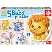 Baby puzzles animales salvajes. EDUCA 14197