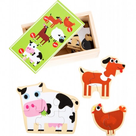 Animals on the Farm Puzzle Box.