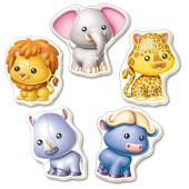 Baby puzzles animales salvajes.