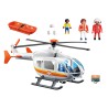 Emergency medical helicopter.