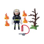 Firefighter with Tree.