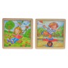 Puzzle de madera ''niños''.