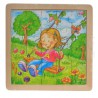 Puzzle de madera ''niños''.