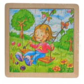 Puzzle de madera ''niños''.