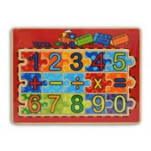 Puzzle, números y operaciones. FENTOYS 63246