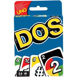 Dos, juego de cartas. MATTEL