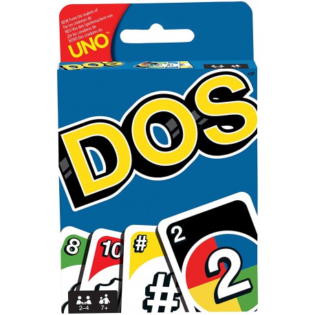 Dos, juego de cartas. MATTEL