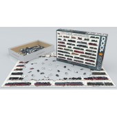 History of Trains. 1000 pcs.