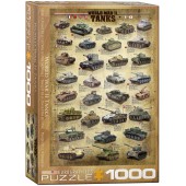 World War Ii Tanks. 1000 pcs.