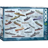 World War II Warships. 1000 pcs.