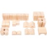 Wooden blocks.