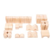 Wooden blocks.