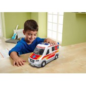 Ambulance with figure.