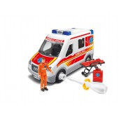 Ambulance with figure.