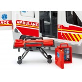 Ambulance with figure.