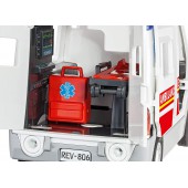 Ambulance with figure.