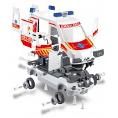 Ambulance with figure.