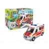 Ambulance with figure.