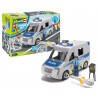 Ambulance with figure.