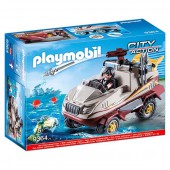 Coche anfibio con Motor sumergible. Playmobil 9364