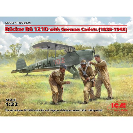 Bücker Bü 131D con cadetes alemanes.