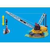 Cable Excavator with Building Section.