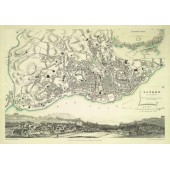 Plano de Oporto, 1833. 540 piezas.