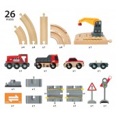 Rail & road crane set.