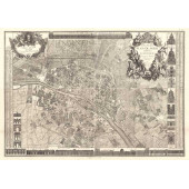 Plano de Paris, 1728. 540 piezas.