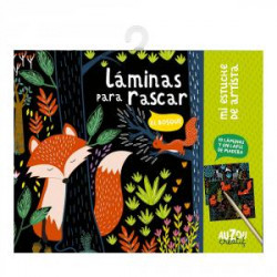 Láminas para rascar "la selva".