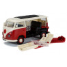 Volkswagen camper van red Quickbuild.