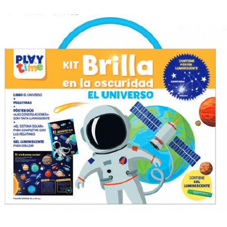 Kit brilla en la oscuridad. El universo.