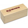 Dominos in a Wooden Box.