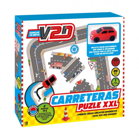 Puzzle XXL. Carreteras.