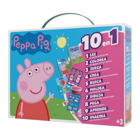 Peppa Pig. Maletín 10 en 1.