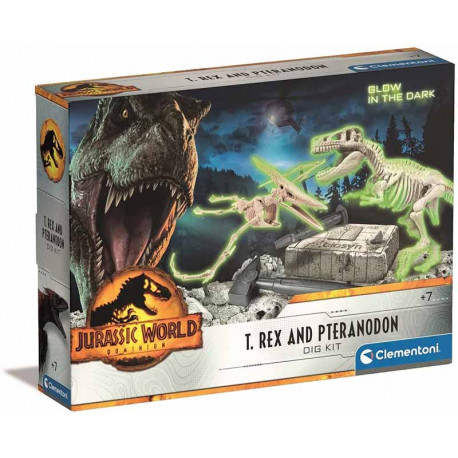 Excavation kit: T-Rex and Pteranodon.