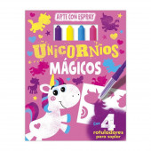 Arte con Espray. Unicornios mágicos.