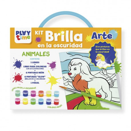 Kit brilla en la oscuridad. Animales.