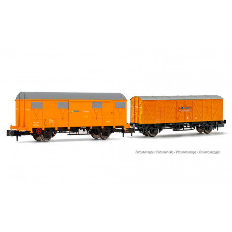 2-unit set of J2 and J3 wagons, Rescue Train.