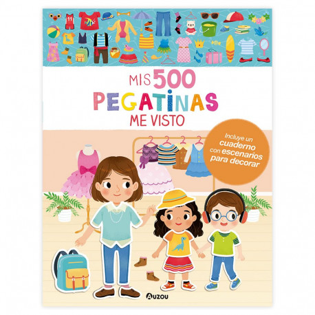 Mis 500 pegatinas. Me visto.