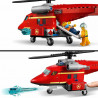 Fire Rescue Helicopter, Lego City.