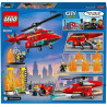 Fire Rescue Helicopter, Lego City.