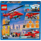 Fire Rescue Helicopter, Lego City.