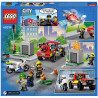 Fire rescue and police chase, Lego City.