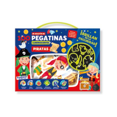 100 pegatinas. Piratas luminiscentes.