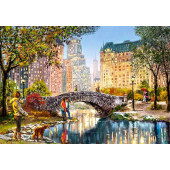 Evening walk through Central Park. 1000 pcs.